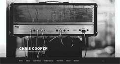 Desktop Screenshot of chriscoopermusic.com